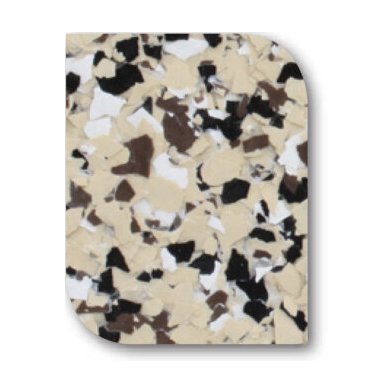 Espresso epoxy flake sample